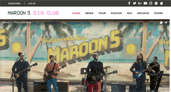 Desktop Screenshot of maroon5sin.com